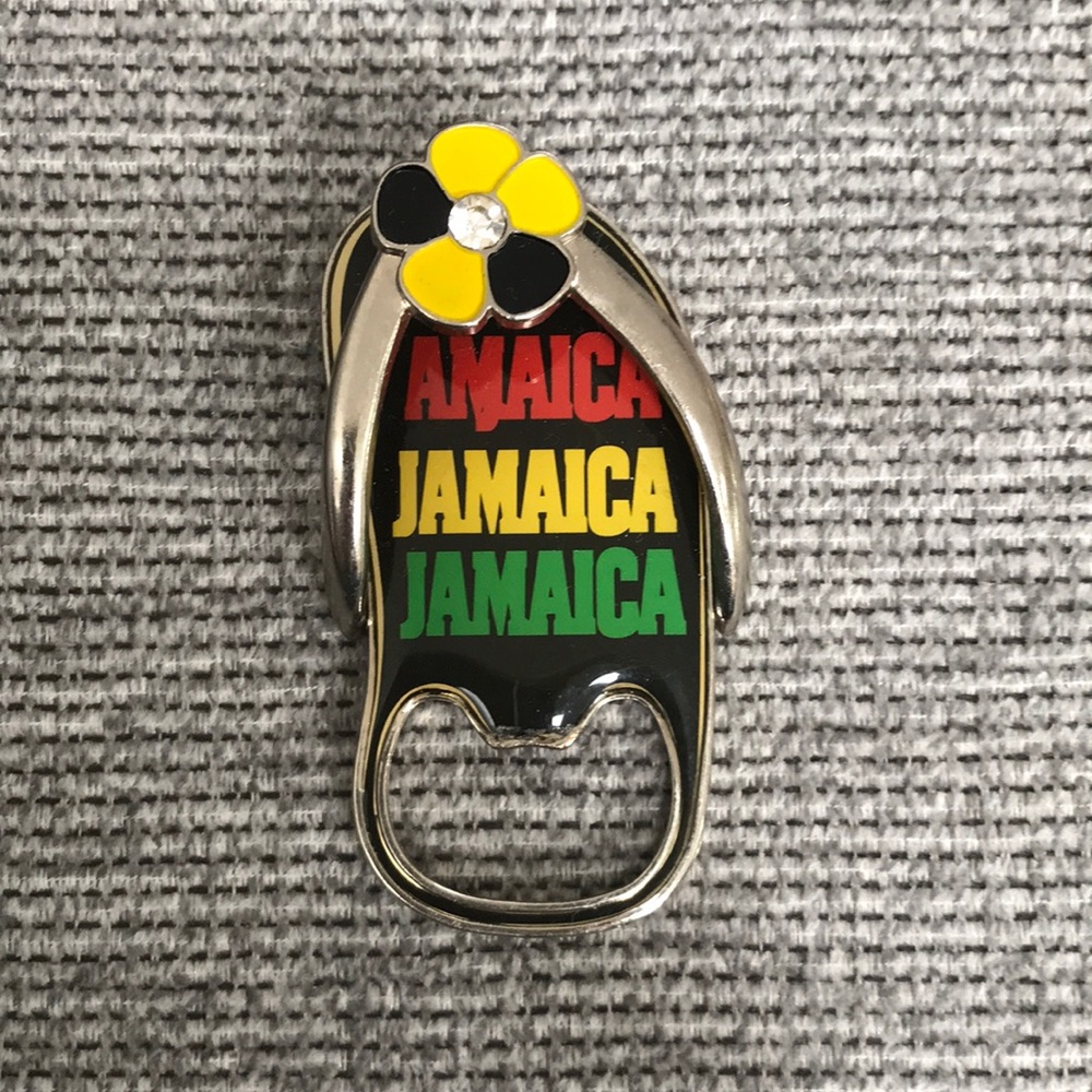 🛍️15/$10🛍️Jamaica Flip Flop Magnet/Bottle Opener